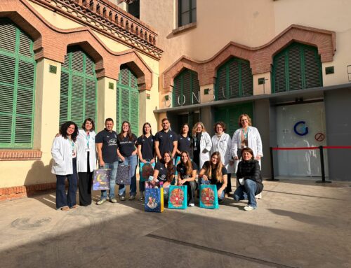 Visita dels esportistes del CNG a l’àrea de Pediatria de l’Hospital General de Granollers